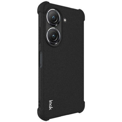 For Asus Zenfone 9 5G IMAK All-inclusive Shockproof Airbag TPU Case (Matte Black) - ASUS Cases by imak | Online Shopping UK | buy2fix