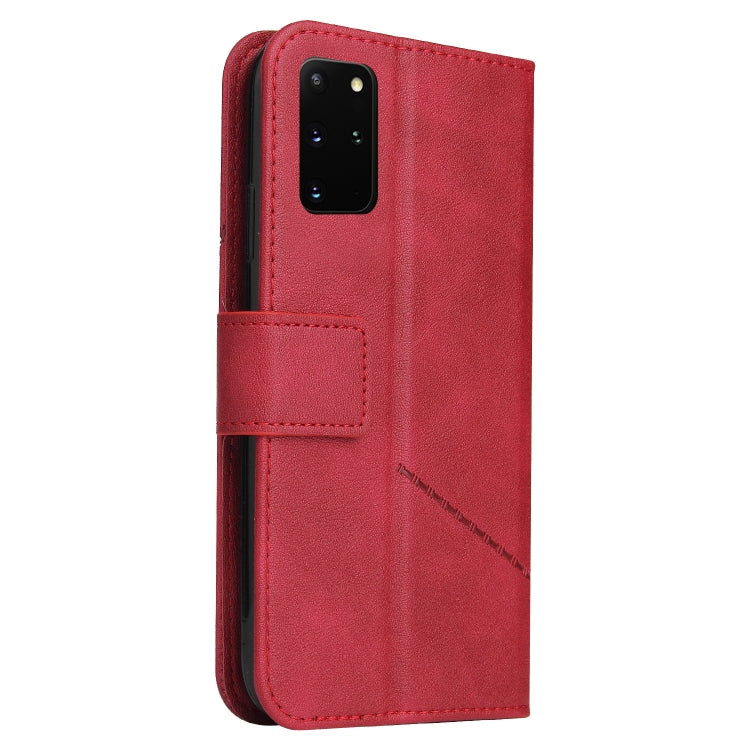 For Huawei P40 GQUTROBE Right Angle Leather Phone Case(Red) - Huawei Cases by GQUTROBE | Online Shopping UK | buy2fix