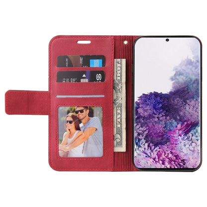 For Huawei P40 GQUTROBE Right Angle Leather Phone Case(Red) - Huawei Cases by GQUTROBE | Online Shopping UK | buy2fix