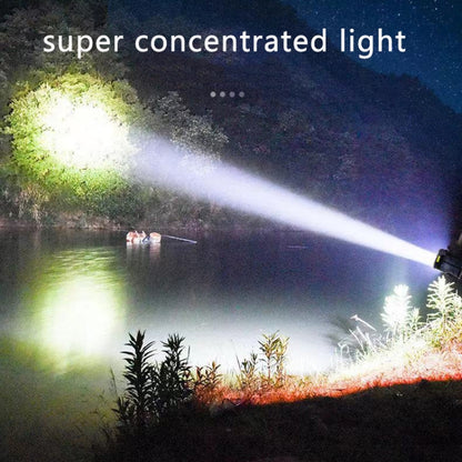 USB Charging Super Bright Waterproof 8 LED Camping Flashlight Lamp - LED Flashlight by buy2fix | Online Shopping UK | buy2fix