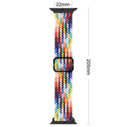 Buckle Nylon Braided Watch Band for Apple Watch Ultra 49mm&Watch Ultra 2 49mm / Series 9&8&7 45mm / SE 3&SE 2&6&SE&5&4 44mm / 3&2&1 42mm(Purple) - Watch Bands by buy2fix | Online Shopping UK | buy2fix