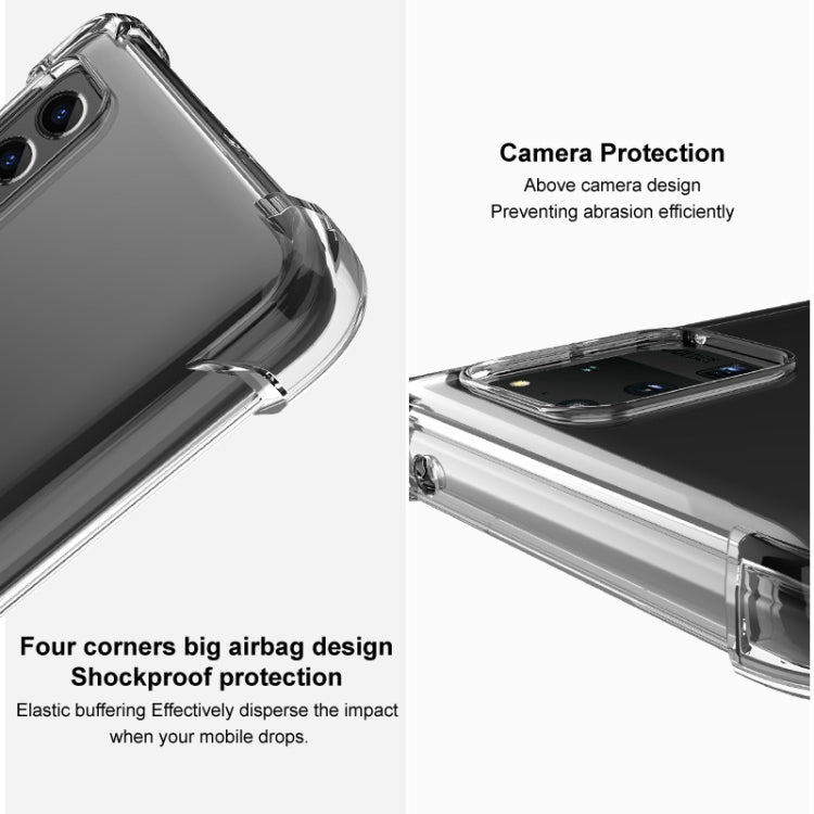 For Xiaomi Poco M4 5G imak Shockproof Airbag TPU Phone Case(Transparent) - Xiaomi Cases by imak | Online Shopping UK | buy2fix