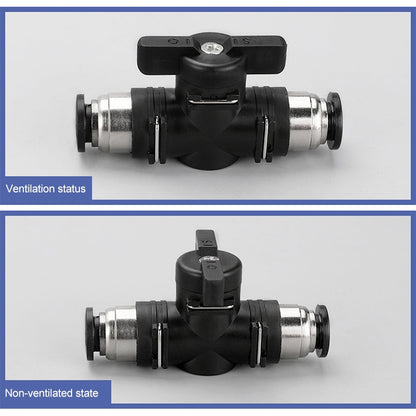 BUC-4 LAIZE Manual Valve Pneumatic Quick Fitting Connector - Interface Series by LAIZE | Online Shopping UK | buy2fix