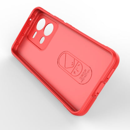 For vivo V25 5G Global Magic Shield TPU + Flannel Phone Case(White) - vivo Cases by buy2fix | Online Shopping UK | buy2fix