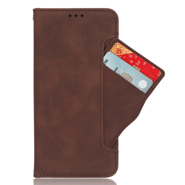 For Blackview BV7100 Skin Feel Calf Texture Card Slots Leather Phone Case(Brown) - More Brand by buy2fix | Online Shopping UK | buy2fix