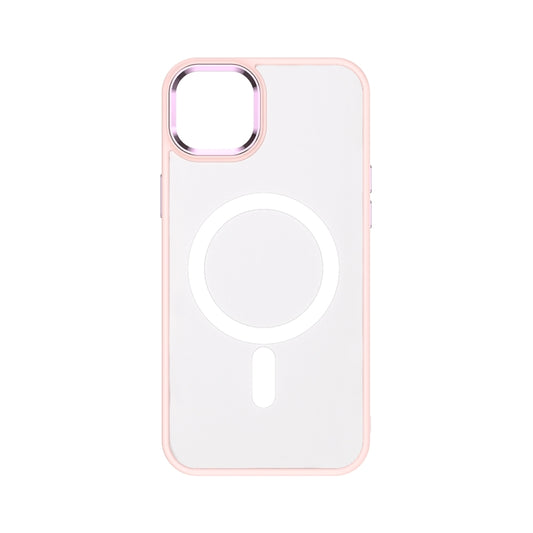 For iPhone 14 Plus TOTU Golden Shield Skin-feel MagSafe Phone Case(Pink) - iPhone 14 Plus Cases by TOTUDESIGN | Online Shopping UK | buy2fix