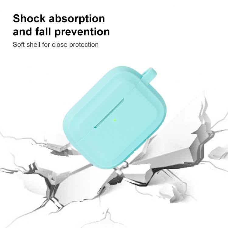 For AirPods Pro 2 Striped Shockproof Earphone Case(Mint Green) - For AirPods Pro 2 by buy2fix | Online Shopping UK | buy2fix