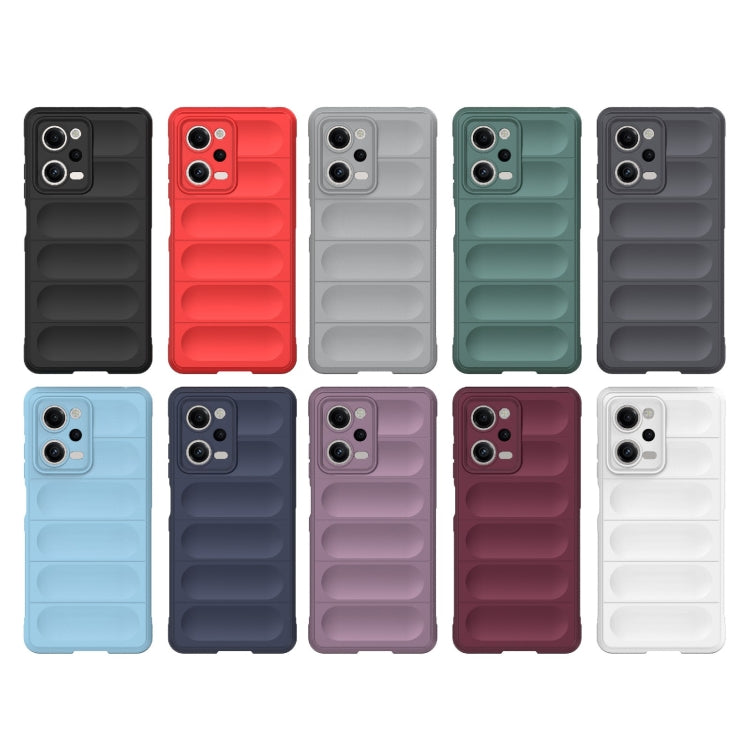 For Xiaomi Redmi Note 12 Pro 5G China / Note 12 Pro 5G Speed  Magic Shield TPU + Flannel Phone Case(Dark Blue) - Note 12 Pro Cases by buy2fix | Online Shopping UK | buy2fix