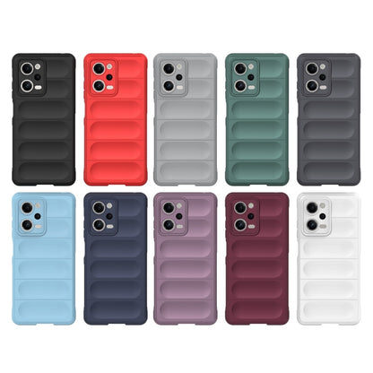 For Xiaomi Redmi Note 12 Pro 5G China / Note 12 Pro 5G Speed  Magic Shield TPU + Flannel Phone Case(Purple) - Note 12 Pro Cases by buy2fix | Online Shopping UK | buy2fix