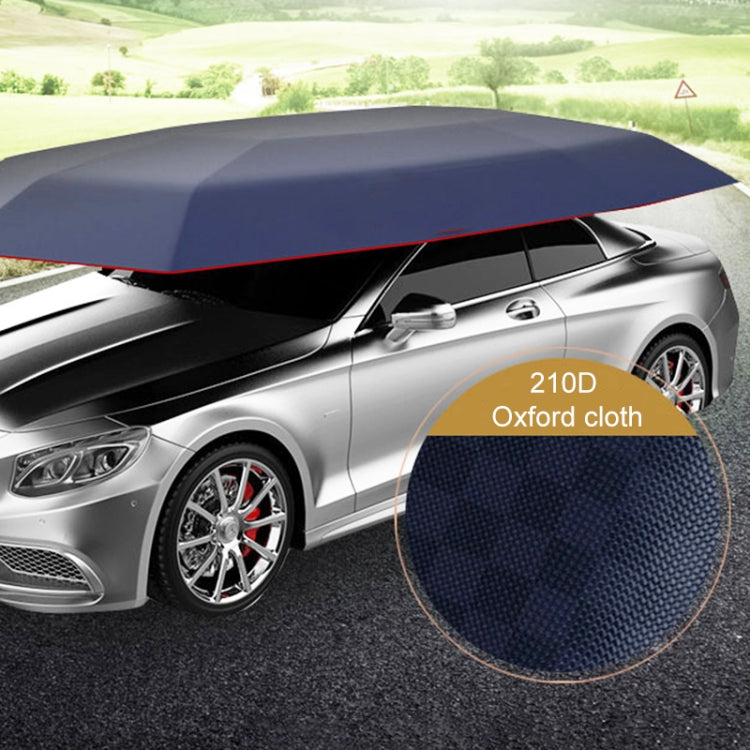 Semi-automatic Awning Tent Car Smart Insulated Cover Outdoor Waterproof Folded Portable Canopy Cover Shelter, Size:4.9 x 2.3m(Silver) - PE Material by buy2fix | Online Shopping UK | buy2fix