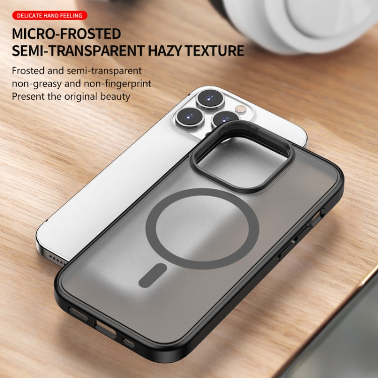 For iPhone 13 Skin Feel Frosted Magsafe Phone Case(Black) - iPhone 13 Cases by buy2fix | Online Shopping UK | buy2fix