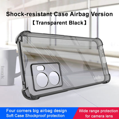 For OnePlus Nord N300 5G imak Shockproof Airbag TPU Phone Case(Transparent Black) - OnePlus Cases by imak | Online Shopping UK | buy2fix