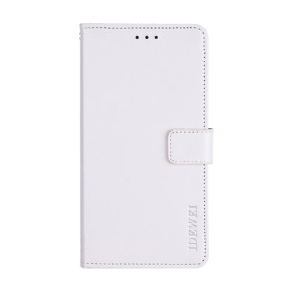 For Alcatel 1 Ultra idewei Crazy Horse Texture Leather Phone Case(White) - Alcatel Cases by idewei | Online Shopping UK | buy2fix