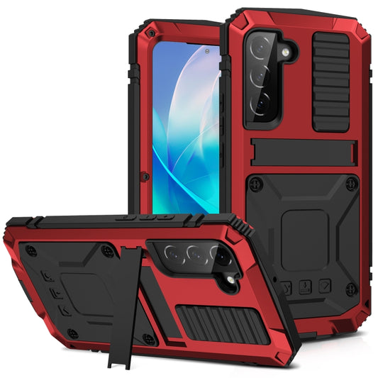 For Samsung Galaxy S23 5G R-JUST Life Waterproof Dustproof Shockproof Phone Case(Red) - Galaxy S23 5G Cases by R-JUST | Online Shopping UK | buy2fix