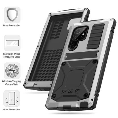 For Samsung Galaxy S23 Ultra 5G R-JUST Life Waterproof Dustproof Shockproof Phone Case(Silver) - Galaxy S23 Ultra 5G Cases by R-JUST | Online Shopping UK | buy2fix