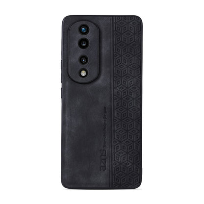 For Honor 80 Pro AZNS 3D Embossed Skin Feel Phone Case(Black) - Honor Cases by AZNS | Online Shopping UK | buy2fix