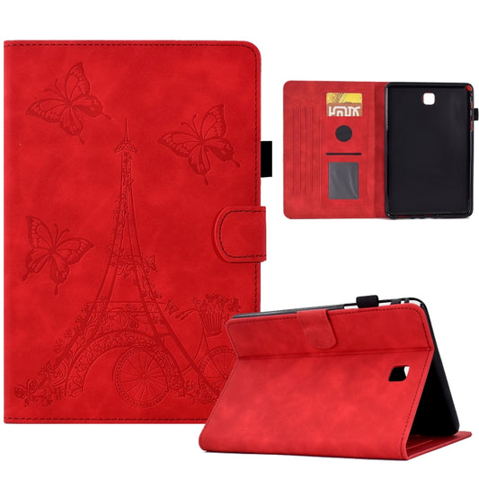 For Samsung Galaxy Tab A 8.0 T350 Tower Embossed Leather Smart Tablet Case(Red) - Other Galaxy Tab PC by buy2fix | Online Shopping UK | buy2fix