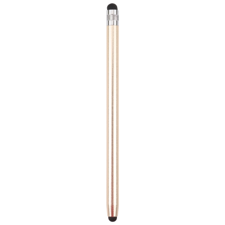 Universal Cloth Head + Silicone Head Stylus(Gold) - Stylus Pen by buy2fix | Online Shopping UK | buy2fix