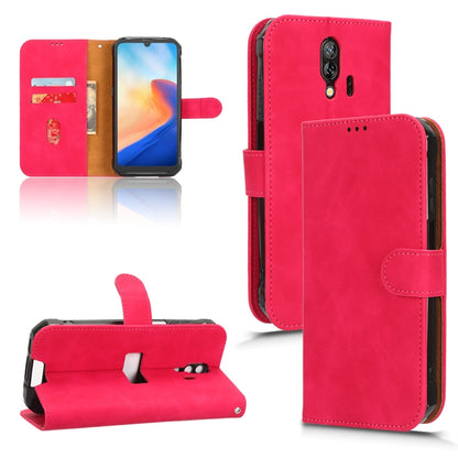 For Blackview BV7200 Skin Feel Magnetic Flip Leather Phone Case(Rose Red) - More Brand by buy2fix | Online Shopping UK | buy2fix