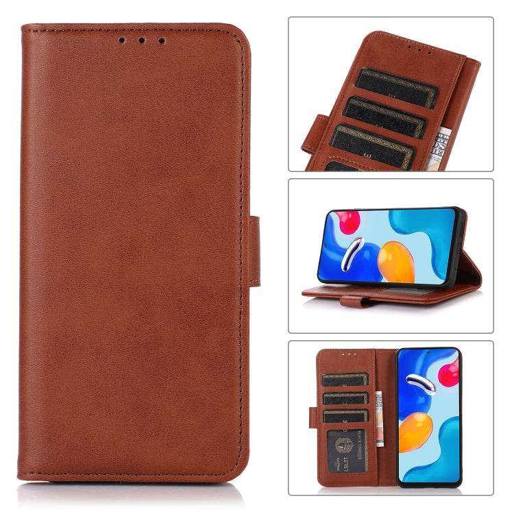 For OnePlus 11 5G Cow Texture Flip Leather Phone Case(Brown) - OnePlus Cases by buy2fix | Online Shopping UK | buy2fix