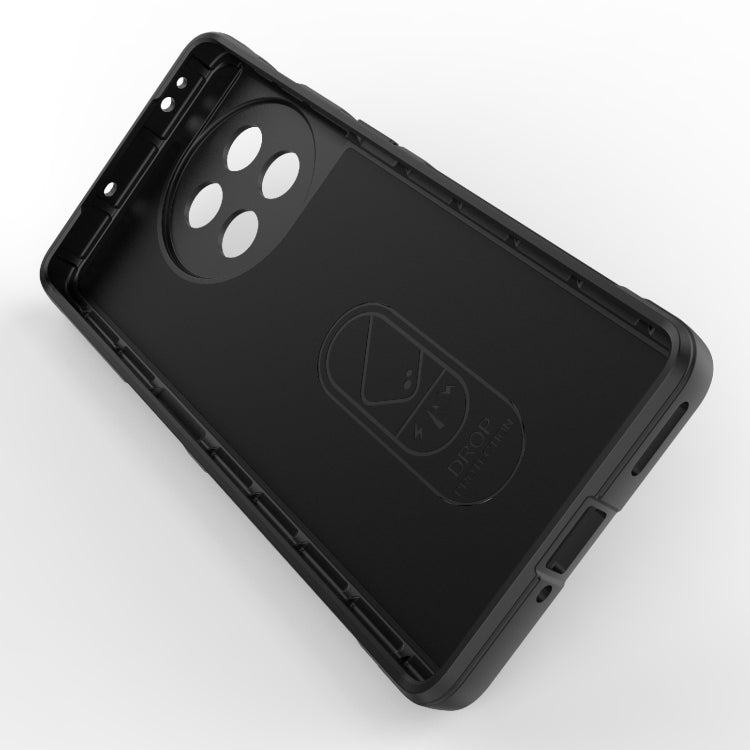 For OnePlus ACE 5G Magic Shield TPU + Flannel Phone Case(Black) - OnePlus Cases by buy2fix | Online Shopping UK | buy2fix