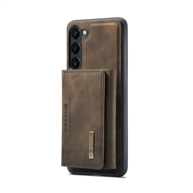 For Samsung Galaxy S23+ 5G DG.MING M2 Series 3-Fold Multi Card Bag + Phone Case(Coffee) - Galaxy S23+ 5G Cases by DG.MING | Online Shopping UK | buy2fix