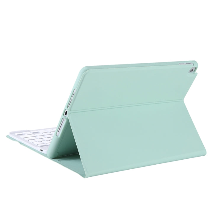T11B 2020 For iPad 11 inch (2020 / 2018) TPU Candy Color Ultra-thin Bluetooth Keyboard Tablet Case with Stand & Pen Slot(Light Green) - Universal by buy2fix | Online Shopping UK | buy2fix