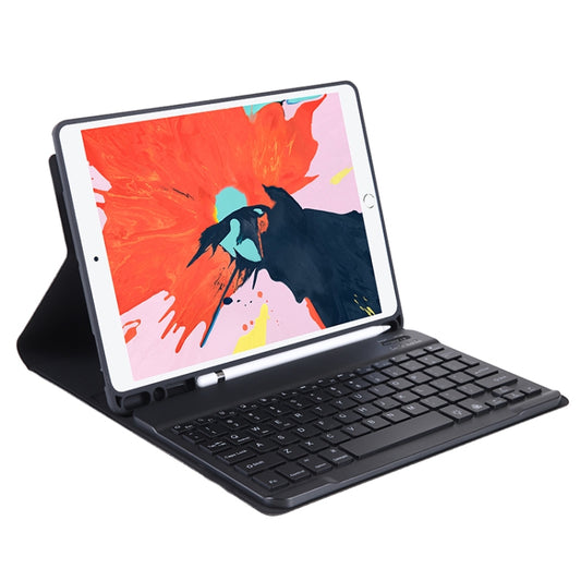 T102B For iPad Air / Pro 10.5 inch (2019) TPU Candy Color Ultra-thin Bluetooth Keyboard Tablet Case with Stand & Pen Slot(Black) - Universal by buy2fix | Online Shopping UK | buy2fix