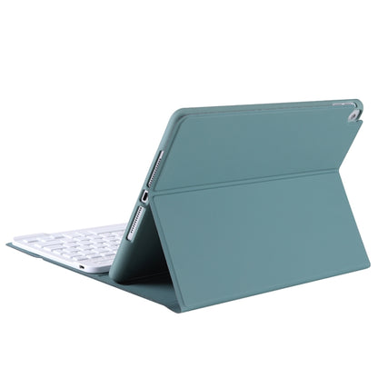 T102B For iPad Air / Pro 10.5 inch (2019) TPU Candy Color Ultra-thin Bluetooth Keyboard Tablet Case with Stand & Pen Slot(Dark Green) - Universal by buy2fix | Online Shopping UK | buy2fix