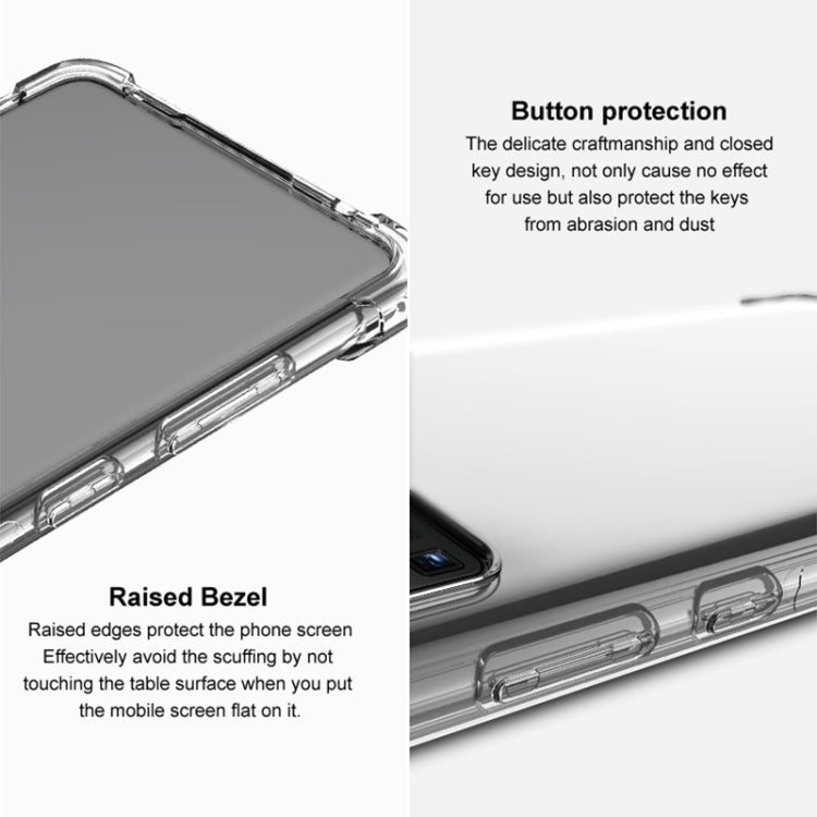 For Motorola Moto E13 4G imak Shockproof Airbag TPU Phone Case(Transparent) - Motorola Cases by imak | Online Shopping UK | buy2fix