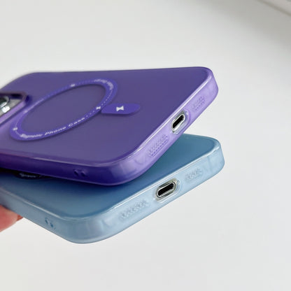 For iPhone 13 Pro Max Colorful Series TPU+PC Magsafe Magnetic Phone Case(Purple) - iPhone 13 Pro Max Cases by buy2fix | Online Shopping UK | buy2fix
