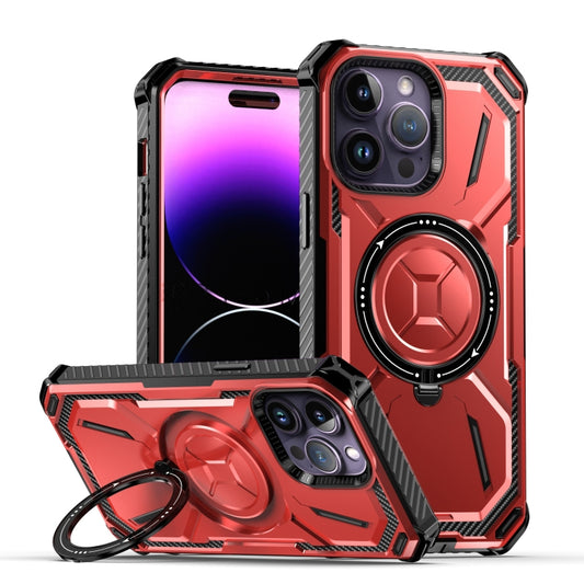 For iPhone 11 Pro Max Armor Series Holder Phone Case(Red) - iPhone 11 Pro Max Cases by buy2fix | Online Shopping UK | buy2fix