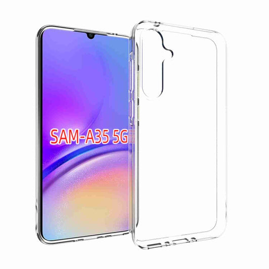 For Samsung Galaxy A35 5G Waterproof Texture TPU Phone Case(Transparent) - Galaxy Phone Cases by buy2fix | Online Shopping UK | buy2fix