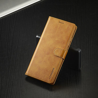 For Xiaomi Redmi Note 13 5G LC.IMEEKE Calf Texture Leather Phone Case(Brown) - Note 13 Cases by LC.IMEEKE | Online Shopping UK | buy2fix