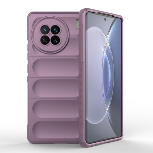 For vivo X90 5G Magic Shield TPU + Flannel Phone Case(Purple) - vivo Cases by buy2fix | Online Shopping UK | buy2fix