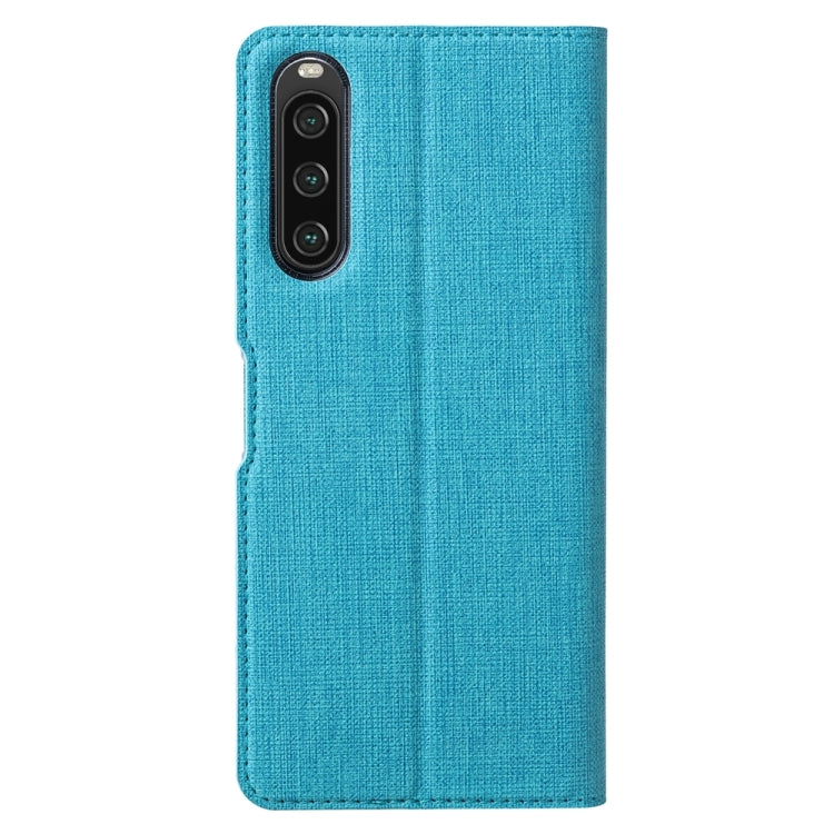 For Sony Xperia 10 V ViLi DMX Series Shockproof Magnetic Leather Phone Case(Blue) - Sony Cases by ViLi | Online Shopping UK | buy2fix