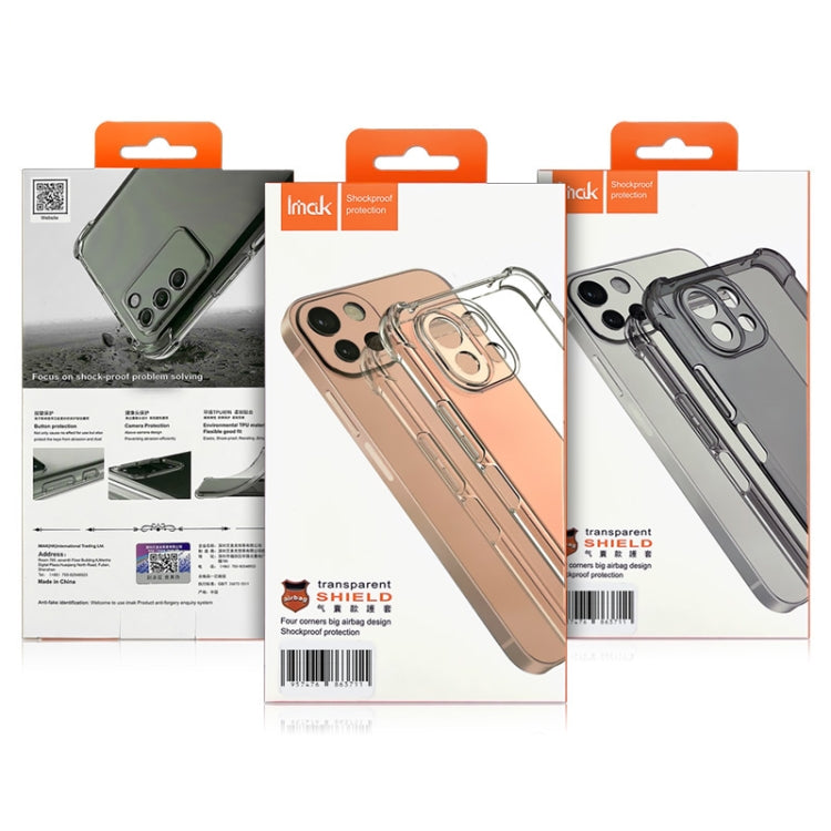 For ZTE nubia Z50 Ultra 5G imak Shockproof Airbag TPU Phone Case(Transparent) - ZTE Cases by imak | Online Shopping UK | buy2fix