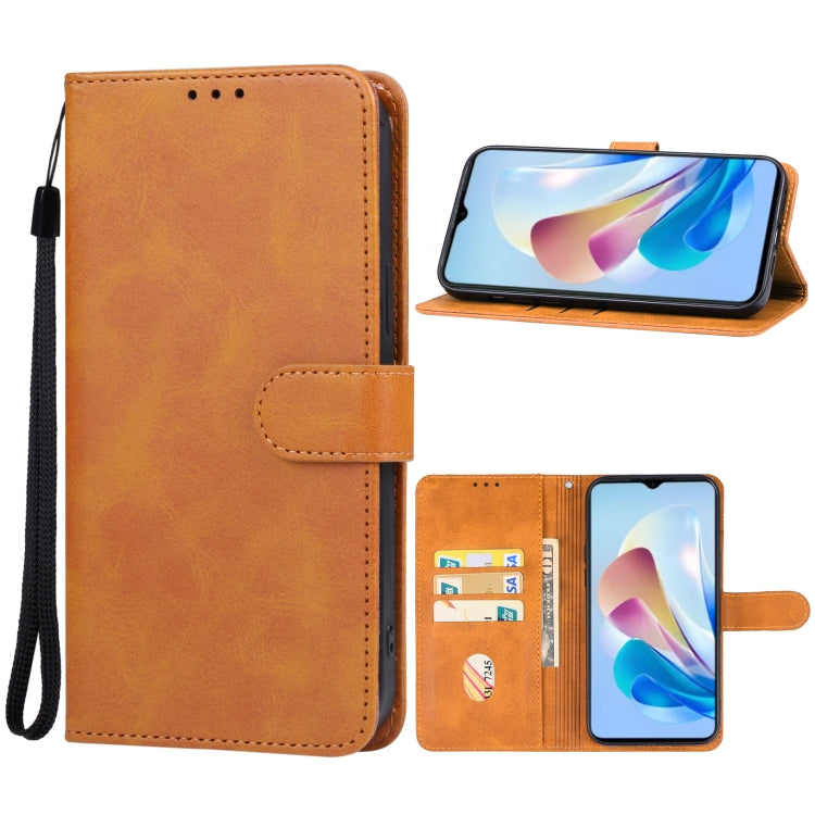 For ZTE Axon 40 Lite Leather Phone Case(Brown) - ZTE Cases by buy2fix | Online Shopping UK | buy2fix