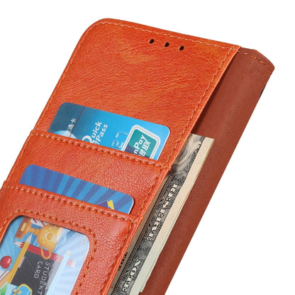 For Xiaomi Redmi Note 13 4G Nappa Texture Horizontal Flip Leather Phone Case(Orange) - Note 13 Cases by buy2fix | Online Shopping UK | buy2fix