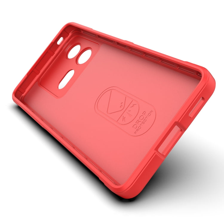 For vivo iQOO Neo8 Magic Shield TPU + Flannel Phone Case(Purple) - vivo Cases by buy2fix | Online Shopping UK | buy2fix