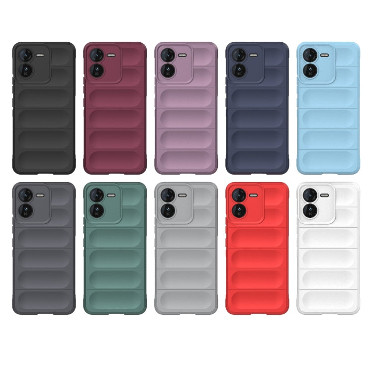 For vivo iQOO Z9 5G Magic Shield TPU + Flannel Phone Case(Red) - vivo Cases by buy2fix | Online Shopping UK | buy2fix