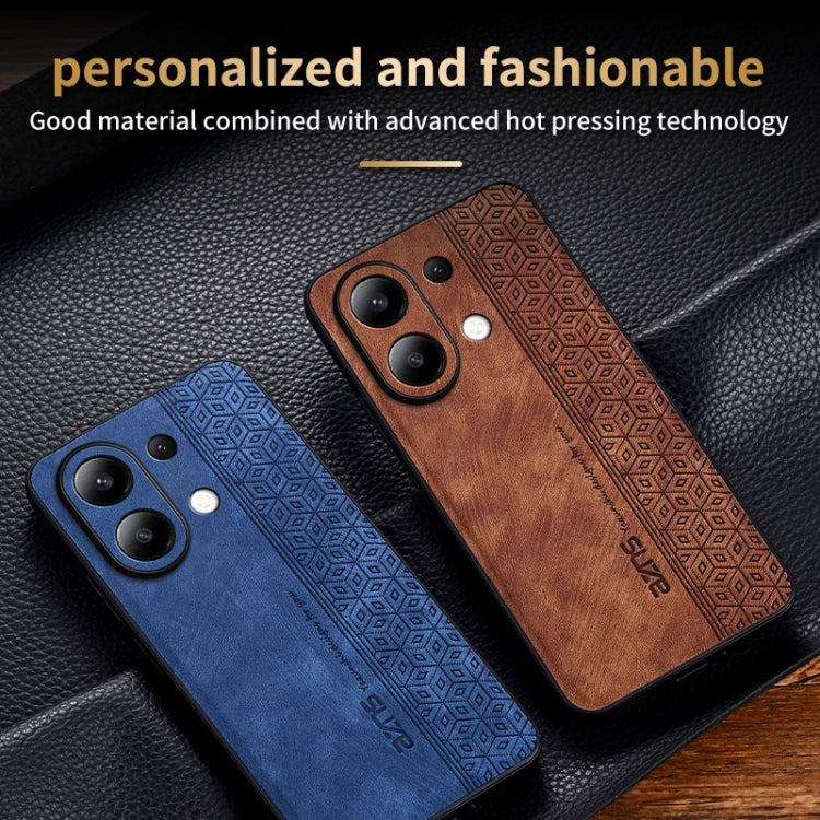 For Xiaomi Redmi Note 13 4G AZNS 3D Embossed Skin Feel Phone Case(Sapphire Blue) - Note 13 Cases by AZNS | Online Shopping UK | buy2fix
