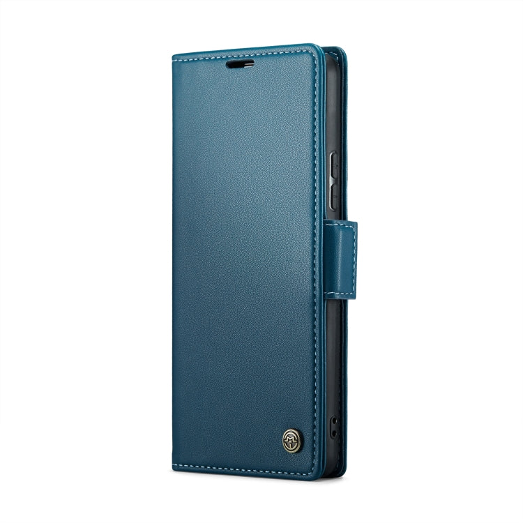 For Xiaomi Redmi Note 13 Pro 5G CaseMe 023 Butterfly Buckle Litchi Texture RFID Anti-theft Leather Phone Case(Blue) - Xiaomi Cases by CaseMe | Online Shopping UK | buy2fix