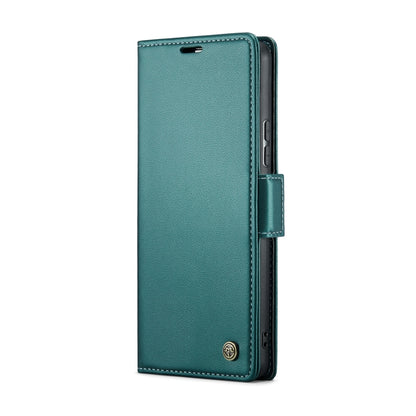 For Xiaomi Poco X6 5G CaseMe 023 Butterfly Buckle Litchi Texture RFID Anti-theft Leather Phone Case(Pearly Blue) - Xiaomi Cases by CaseMe | Online Shopping UK | buy2fix