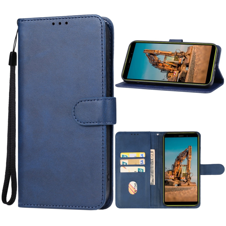 For Ulefone Armor X12 Leather Phone Case(Blue) - Ulefone Cases by buy2fix | Online Shopping UK | buy2fix