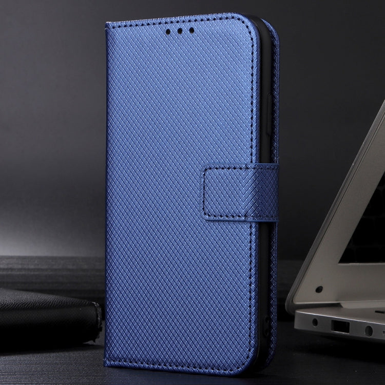 For Realme C67 4G Diamond Texture Leather Phone Case(Blue) - C67 Cases by buy2fix | Online Shopping UK | buy2fix