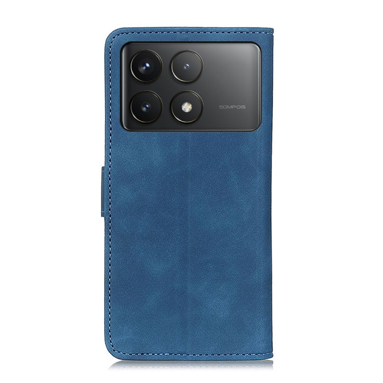 For Xiaomi Redmi K70 5G / K70 Pro 5G KHAZNEH Retro Texture Flip Leather Phone Case(Blue) - K70 Cases by buy2fix | Online Shopping UK | buy2fix