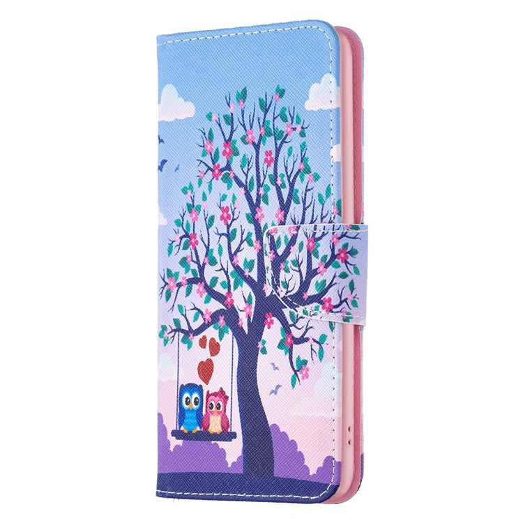 For Xiaomi Redmi Note 13 Pro+ 5G Colored Drawing Pattern Leather Phone Case(Owl) - Xiaomi Cases by buy2fix | Online Shopping UK | buy2fix