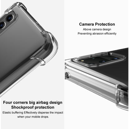 For Xiaomi 14 Pro 5G imak Shockproof Airbag TPU Phone Case(Transparent Black) - 14 Pro Cases by imak | Online Shopping UK | buy2fix