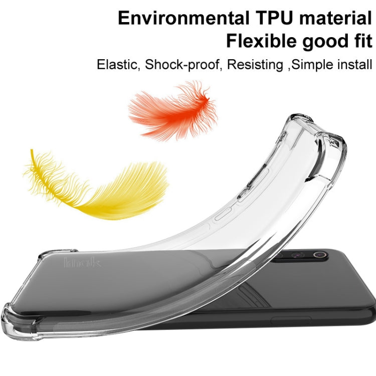 For Xiaomi Redmi 13C 5G/13R 5G imak Shockproof Airbag TPU Phone Case(Transparent Black) - 13C Cases by imak | Online Shopping UK | buy2fix